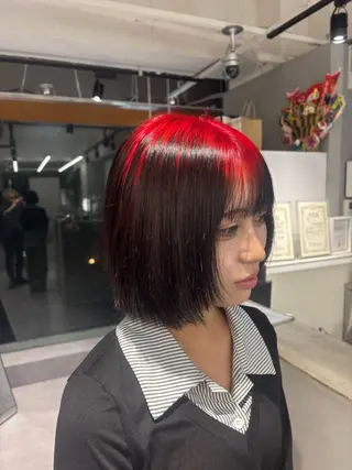 ショート カラー ハイトーン×似合わせ Shoseiのヘアスタイル