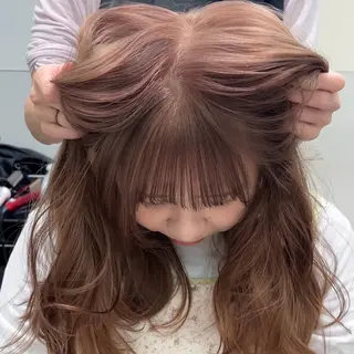 ロング 盛れる透明感カラー momokaのヘアスタイル