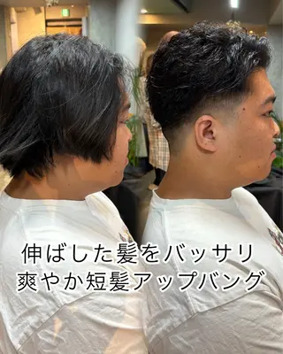 メンズ 髪質改善/メンズ/ 刈り上げ/羽立蔵之助のヘアスタイル