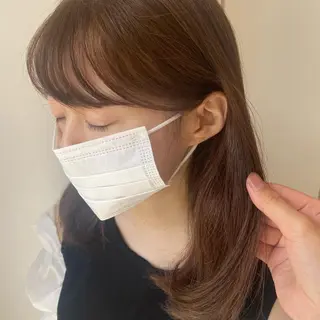 セミロング カラー 🌷Asuka /レイヤーカット🌷のヘアスタイル