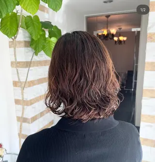パーマ 西生 昌穂のヘアスタイル
