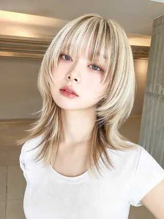 セミロング レイヤーカット⛓ hina🩶のヘアスタイル