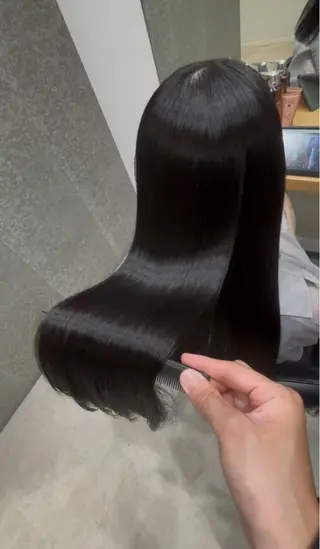 セミロング 髪質改善ヘアケア 艶髪特化/上田のヘアスタイル