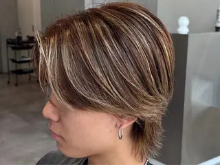 カラー ヘアアレンジ メンズ (メンズ特化)AKI /古本晃大のヘアスタイル
