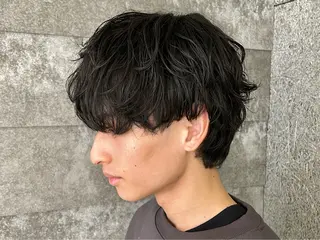 ショート パーマ メンズ 木村 明日美のヘアスタイル