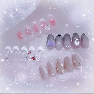 ネイル parispink メロのネイルデザイン