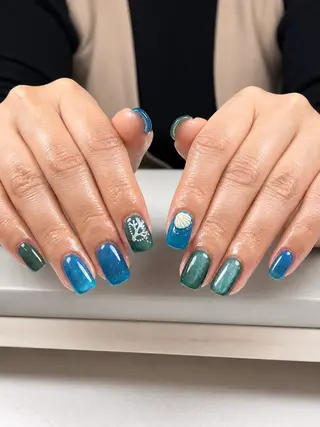 セミロング YING Nail🐶のネイルデザイン