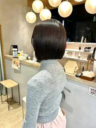 ミディアム 🩵縮毛矯正/ブリー チ/髪質改善/いつかのヘアスタイル