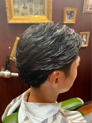 ミディアム メンズカット ひでよしのヘアスタイル