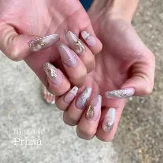 セミロング ネイル SalonPrima 西院Nail&Eyeのネイルデザイン