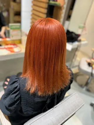 ミディアム カラー Fizelle福島 Honokaのヘアスタイル