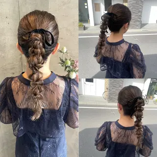 ロング ヘアアレンジ 美髪× ヘアセット✨Araiのヘアスタイル