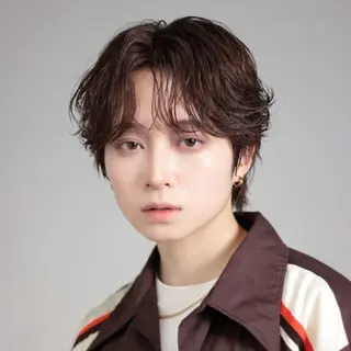 パーマ メンズ 札幌No.1フェザー KAITOのヘアスタイル