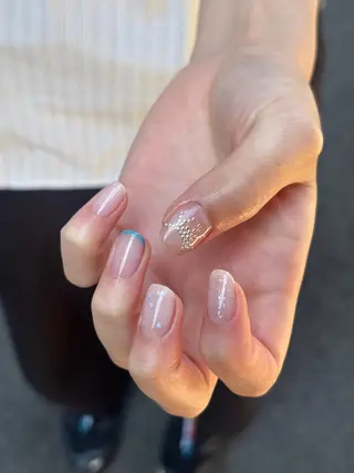 ショート One ♡ YUKINEのネイルデザイン
