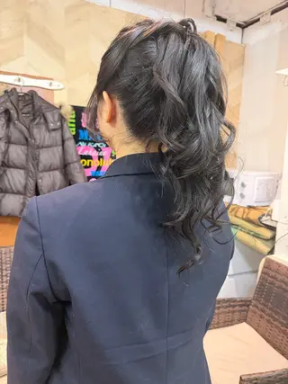 ロング 川本 葵のヘアスタイル