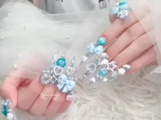 ネイル MoMoA Nail ネイル長さ出し専門店のネイルデザイン