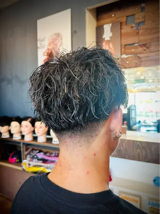 パーマ メンズ 💈メンズ特化💈 フェード/RYUYAのヘアスタイル