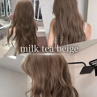 ロング カラー 🍩似合わせボブ ×チョコブラウン🍩のヘアスタイル