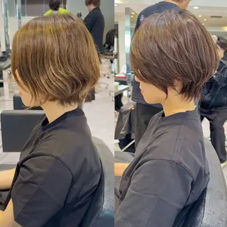 ショート 銀座/大人ショート /絶壁解消/若狭真央のヘアスタイル