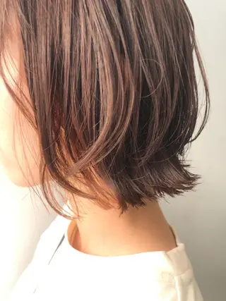 ショート やまさきえりこ ニュアンスパーマのヘアスタイル