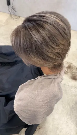 メンズ HIROMU メンズパーマ/カラーのヘアスタイル