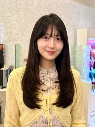 ロング レイヤー/透明感 カラー🩶ikoiのヘアスタイル