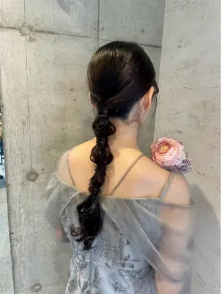 ロング ヘアアレンジ 美髪× ヘアセット✨Araiのヘアスタイル