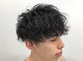 ミディアム カラー パーマ ヘアアレンジ メンズ キッズ メンズ特化美容師 aiの眉毛・アイブロウイメージ