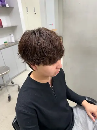 パーマ メンズ 深谷 侑亮のヘアスタイル