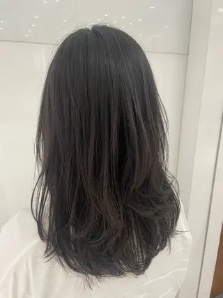 ロング 似合わせ♡レイヤー/ 透明感カラー/moeのヘアスタイル