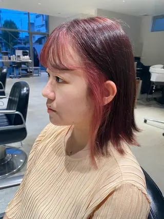 ミディアム リコ🩵 ショートカットのヘアスタイル