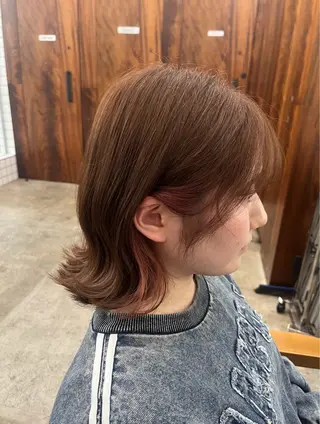 カラー 透明感カラー×艶髪 🍒Mihoのヘアスタイル