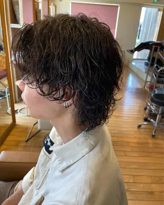 パーマ 村松 寛太のヘアスタイル