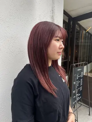 ロング カラー 韓国好き🇰🇷 美容師MIKUのヘアスタイル