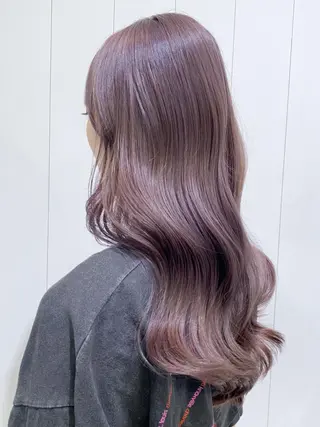 セミロング カラー パーマ ヘアアレンジ ITbyALBUM 八王子店のヘアスタイル