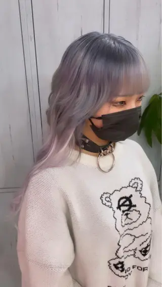 ロング 町田ブリーチ特化 MANATOのヘアスタイル