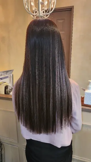 ロング ヘアアレンジ 田井中 悠紀のヘアスタイル