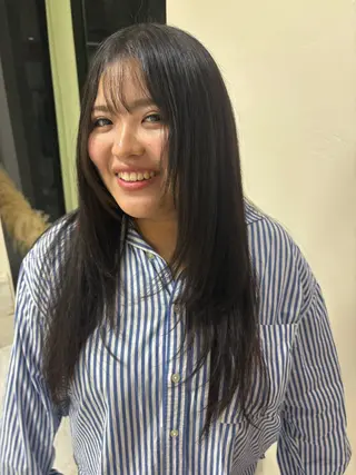 ロング パーマ 西田 敏幸のヘアスタイル