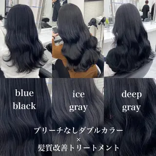 カラー 🪽ハイトーン🏹 ブリーチ🫧海志🍿のヘアスタイル
