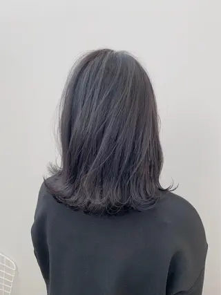 ミディアム Okamura Chisatoのヘアスタイル