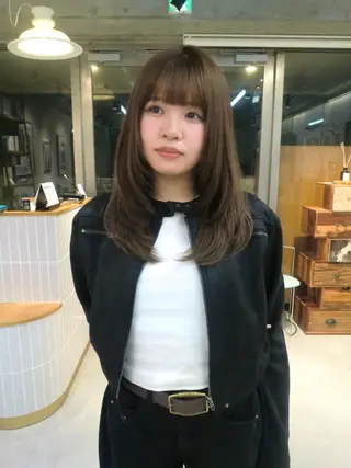 ミディアム MIYU ／モデル募集中のヘアスタイル