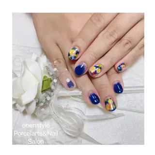 ショート ネイル 🐾enen style 🐾のネイルデザイン