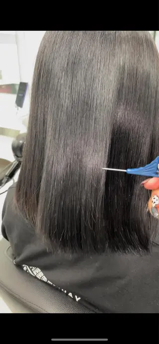 セミロング カラー ❄最強かわいいカラー ❄️MINA❄️のヘアスタイル