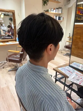 メンズ カットパーマ/ レイヤー/ココミ🧚のヘアスタイル