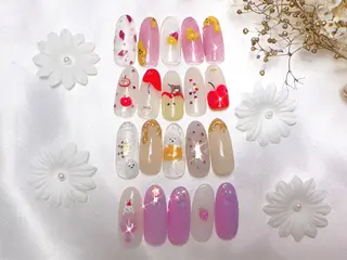 ネイル Cherie PINKのネイルデザイン