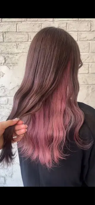 ロング カラー 縮毛矯正モデル 募集/ゆうき🍀のヘアスタイル