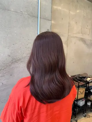 セミロング カラー ヘアアレンジ REONA🪽✨薬院 レイヤーカット🫧のヘアスタイル