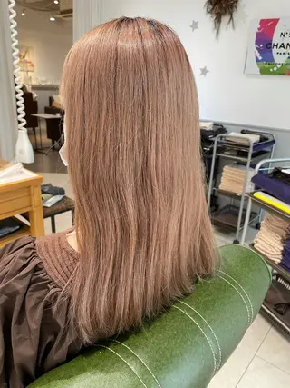 セミロング カラー 過去一の柔髪ヘア 🌿einshairのヘアスタイル