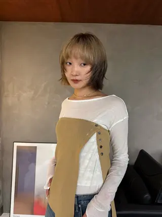 ショート カラー mao ♬のヘアスタイル