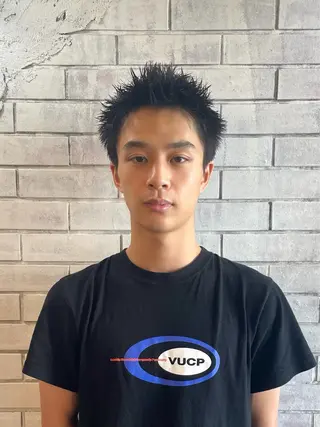 ショート メンズ ✂︎メンズ特化船橋 パーマ優希のヘアスタイル